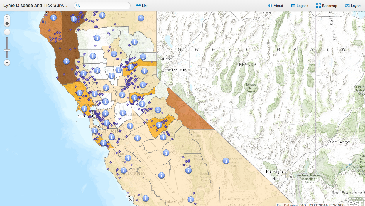Lyme Disease and Tick Surveillance (California)