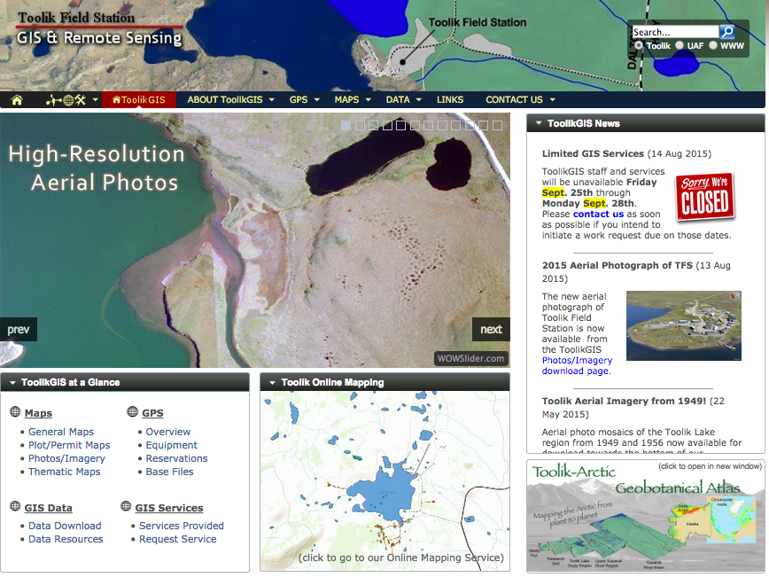 http://toolik.alaska.edu/gis/index.php