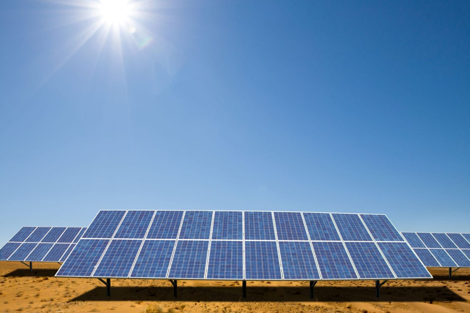 Image of solar power plant. USTDA funded technical assistance to expand and improve clean energy access to rural communities across Benin.