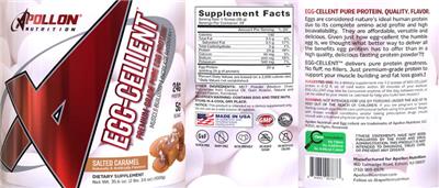 Egg-cellent Premium-Grade Pure Egg Protein Salted Caramel