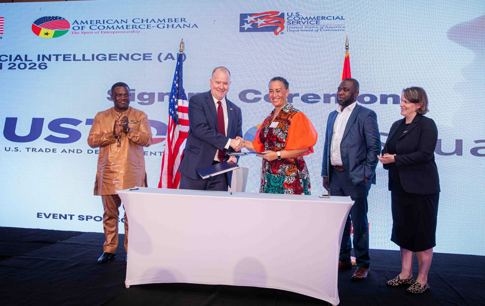 Image of the signing ceremony