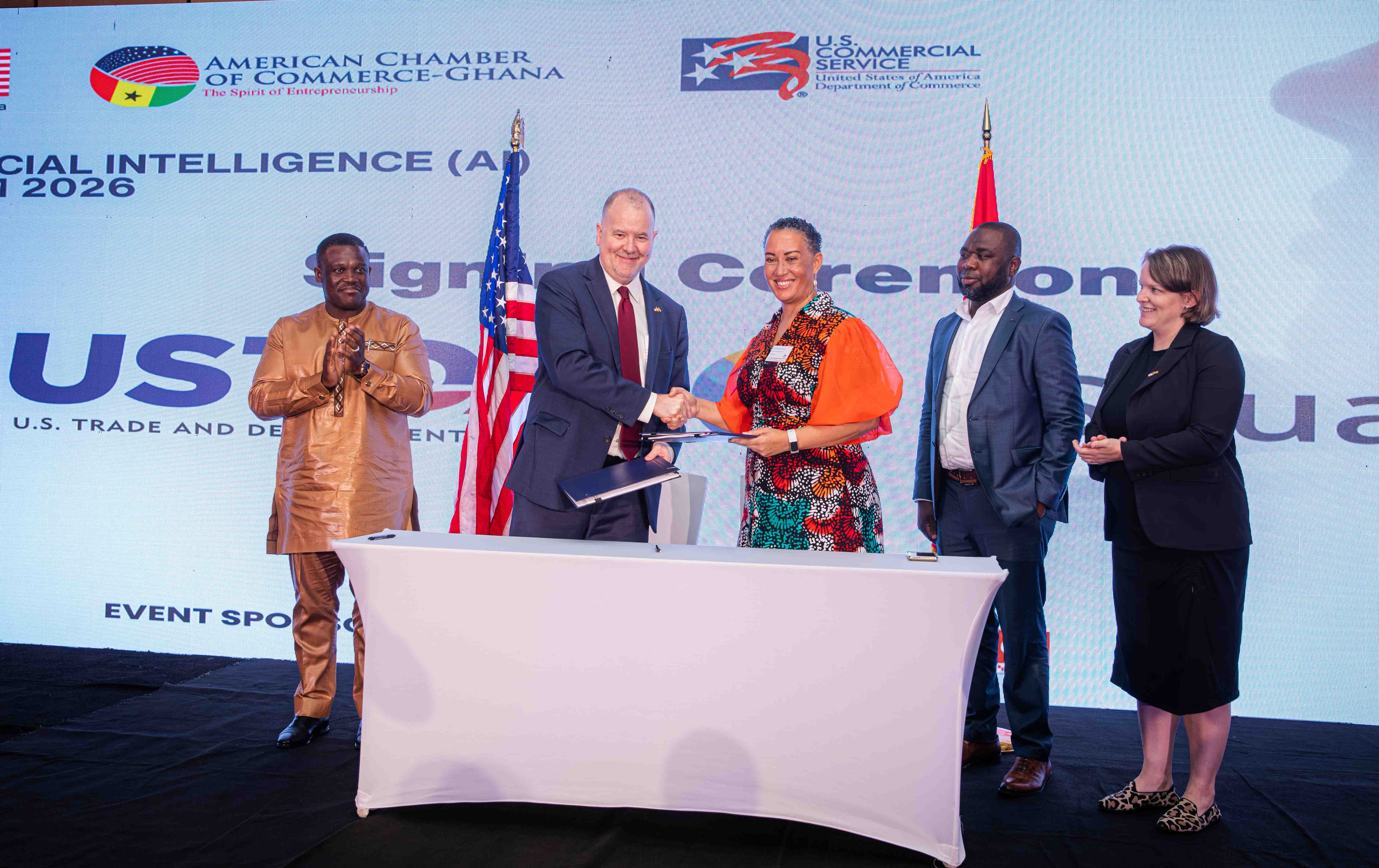 Image of the signing ceremony