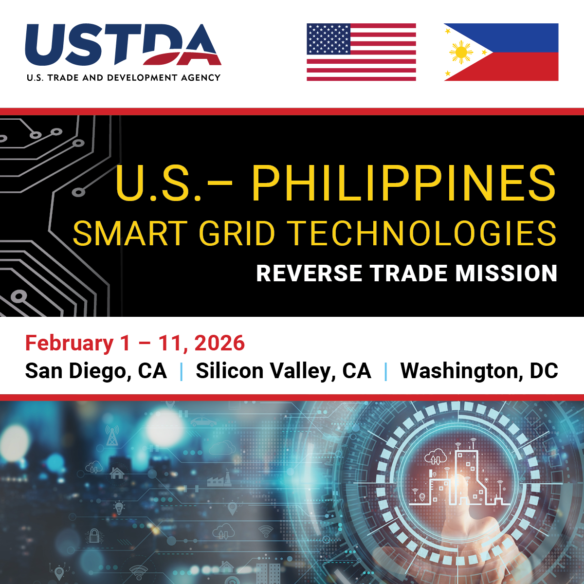 Event Flyer - U.S. Philippines Smart Grid Tech