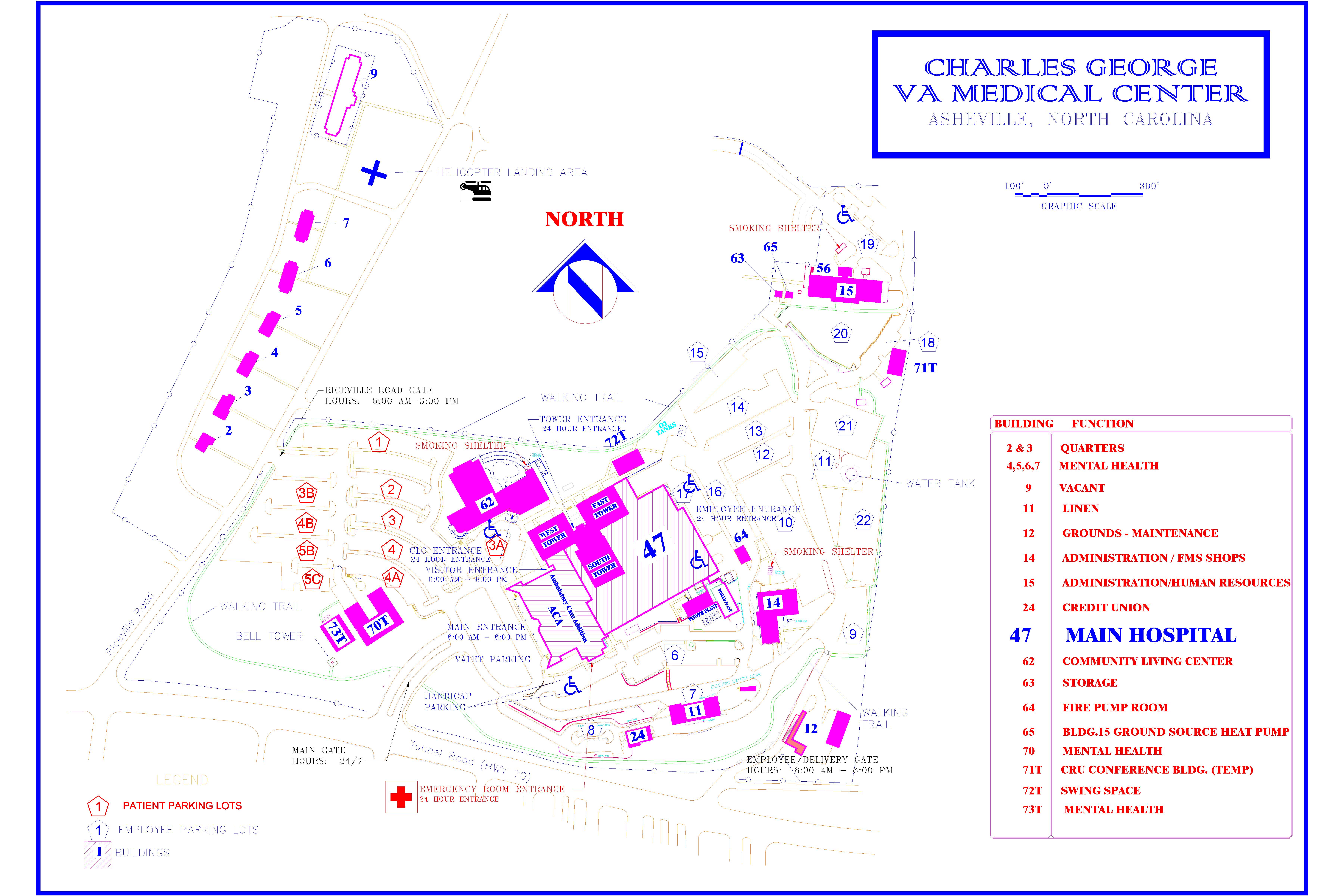 Asheville campus map 