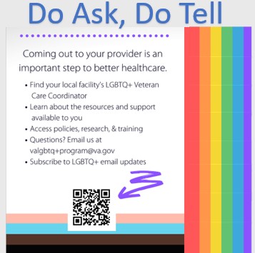 Tell your healthcare provider your sexual orientation 