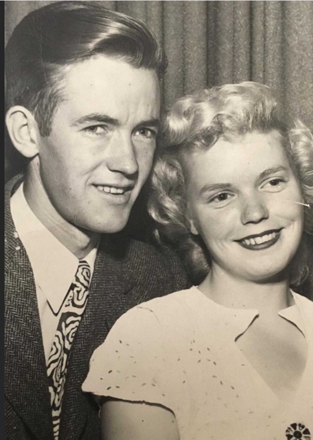 George Wahlen and Melba Holley, 1946