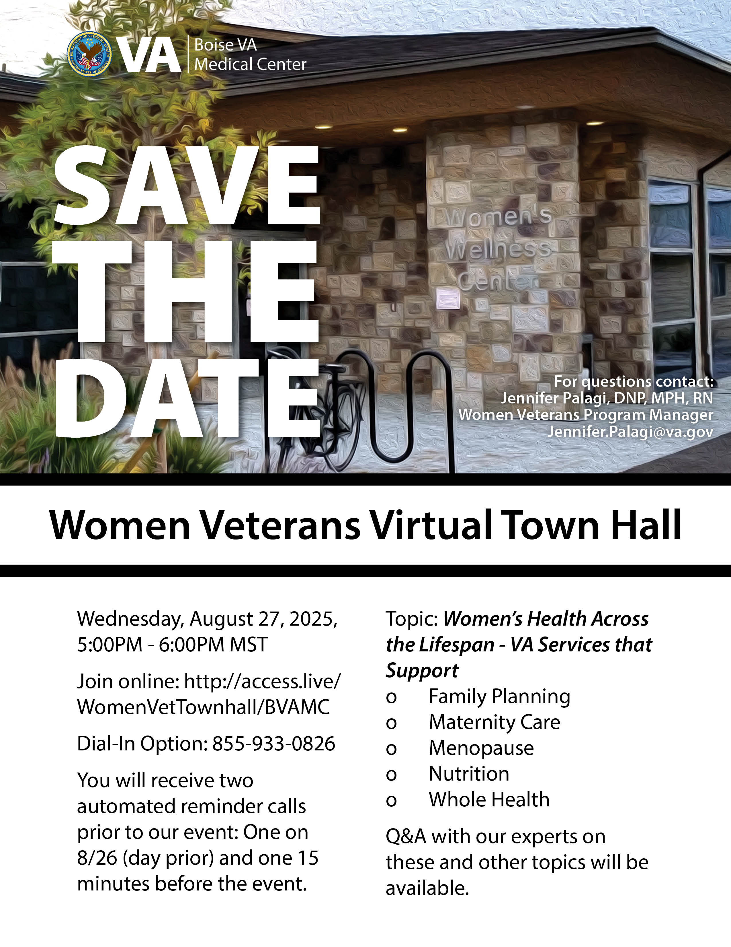 Boise VA Women Veterans Town Hall Event
