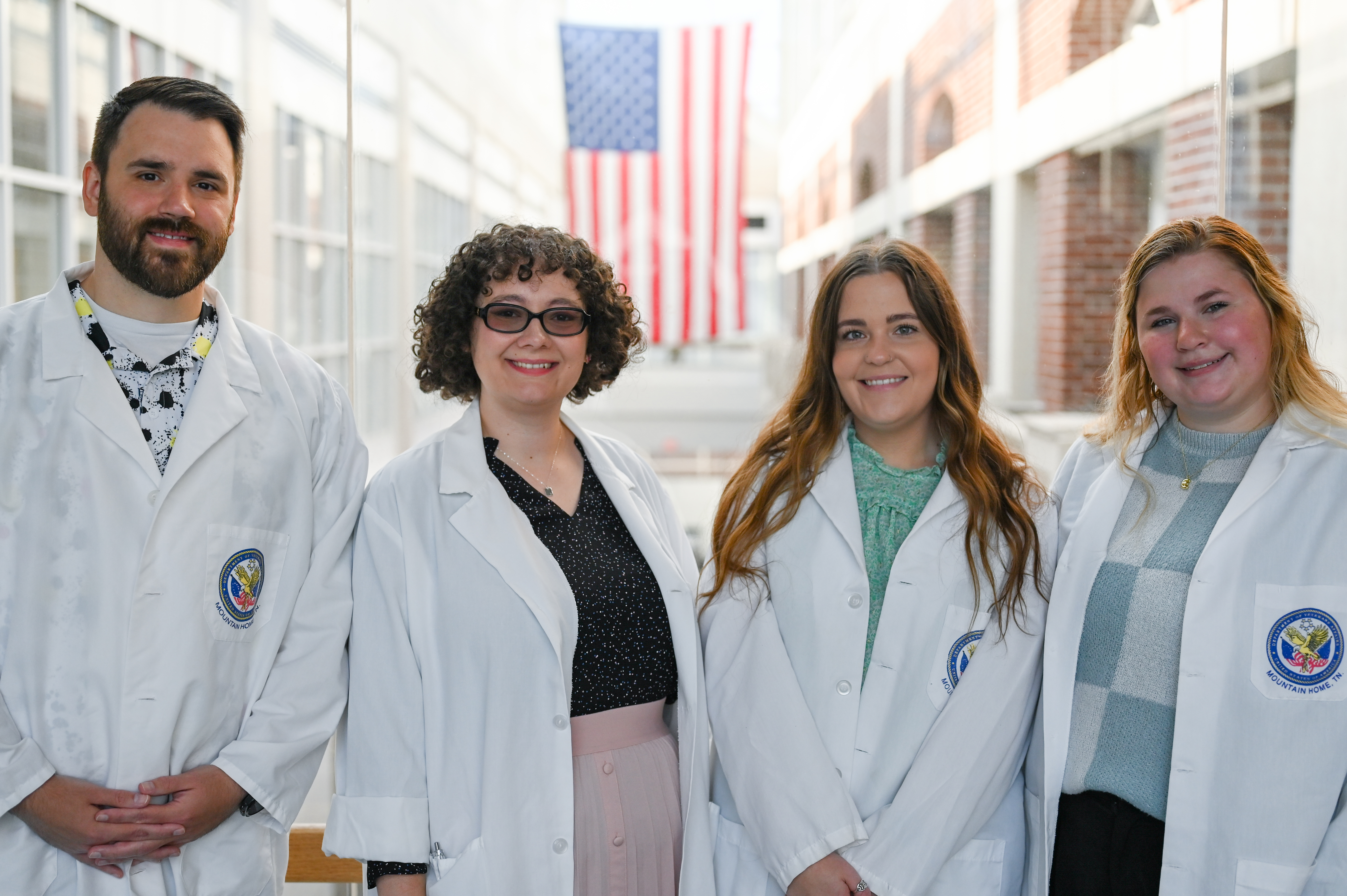 Pictured from left to right: Dr. Jeffery Brister, Dr. Kaitlin Roberts, Dr. Madison Brotze, and Dr. Emily Robert