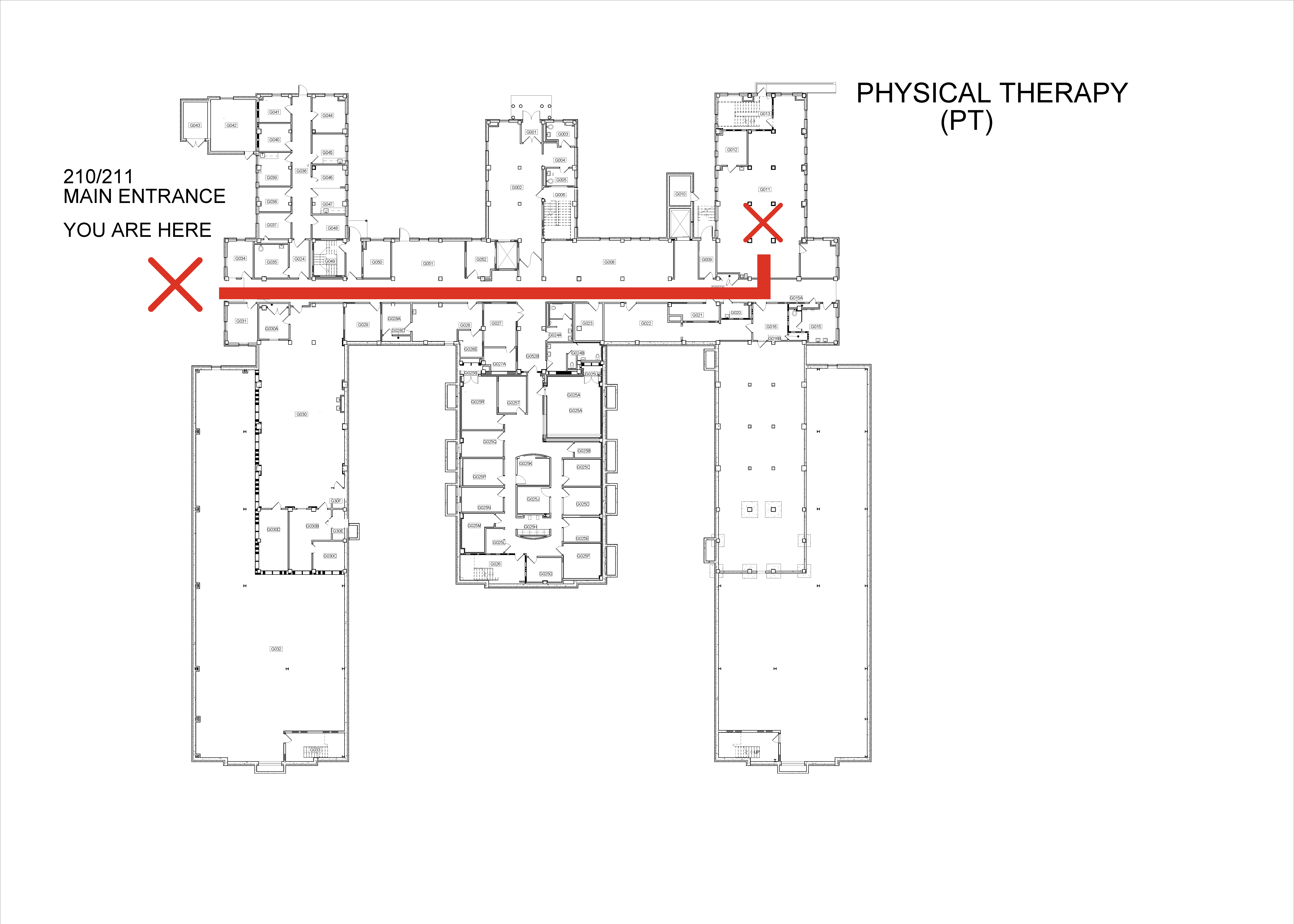 210/211 entrance to PT