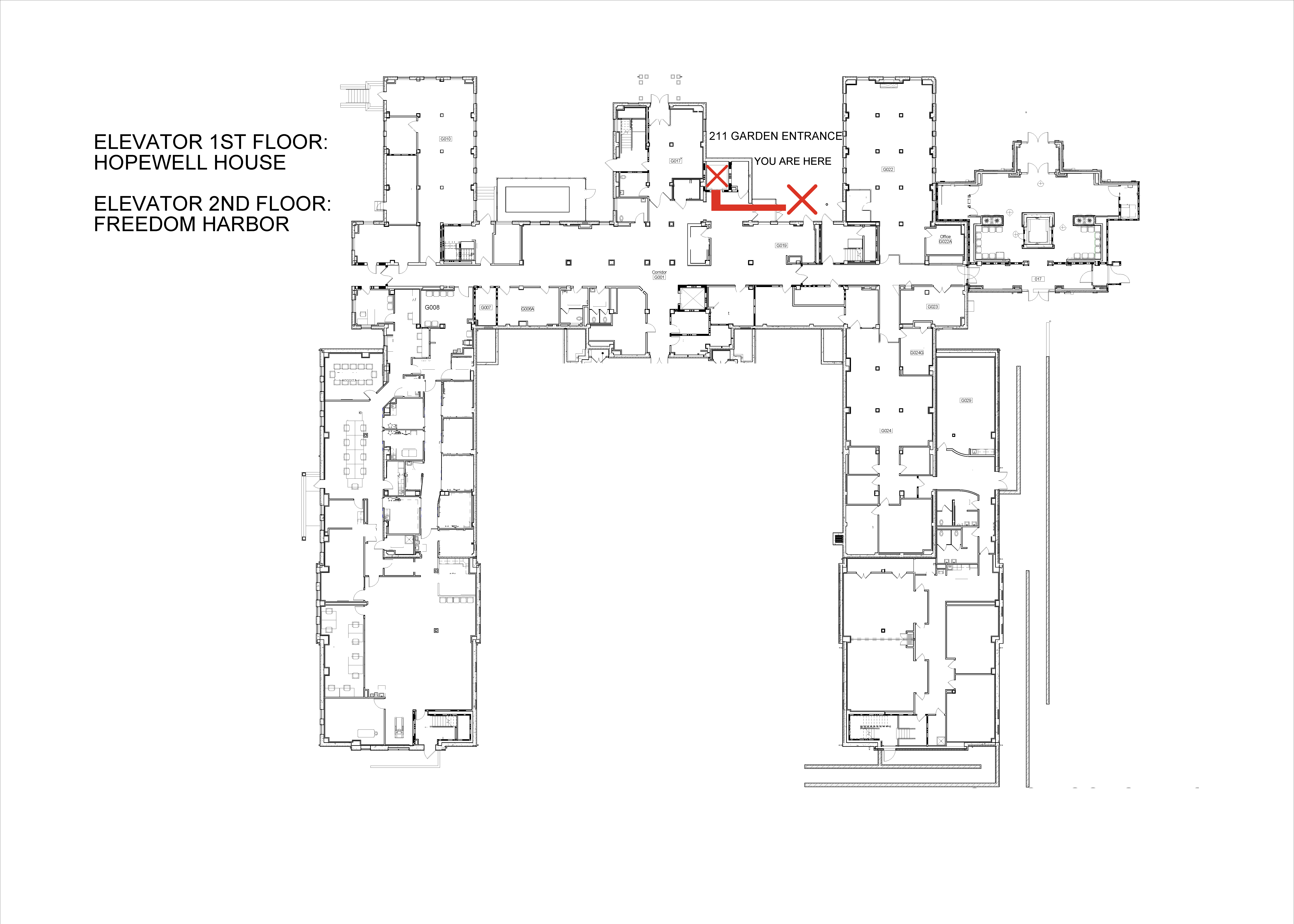 Garden Entrance to Hopewell House or Freedom Harbor