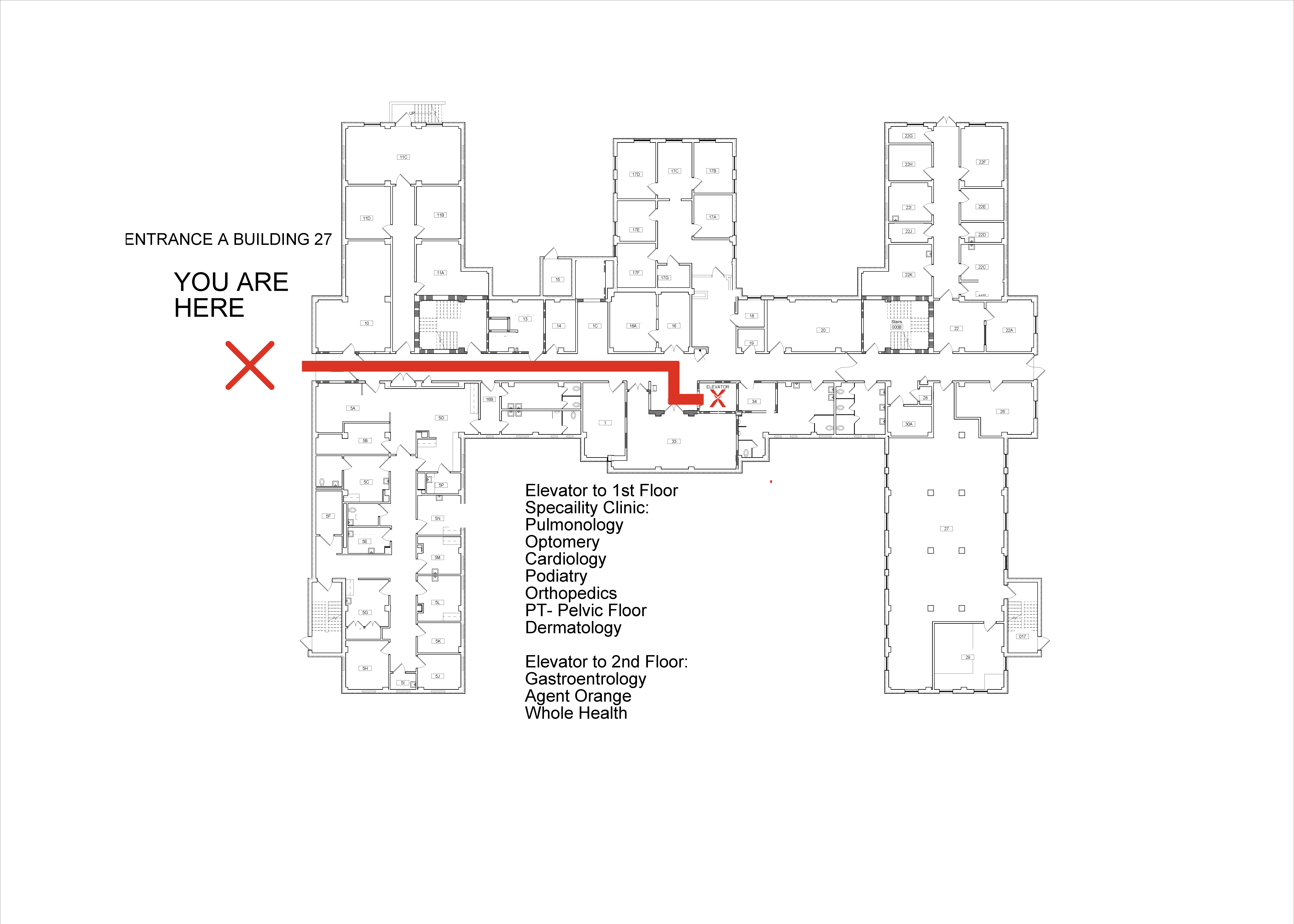 Entrance A to Specialty