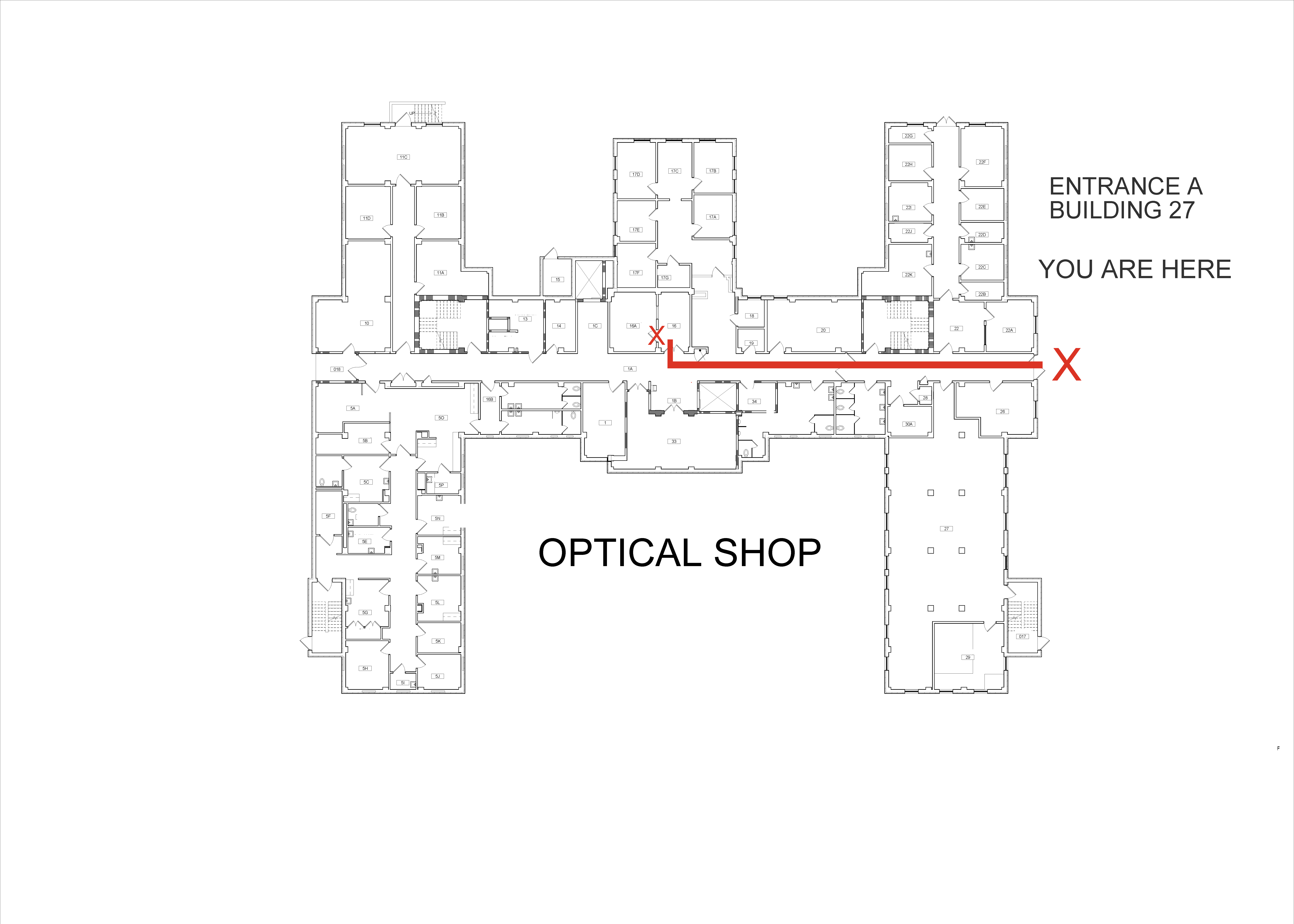 Entrance A to Optical Shop