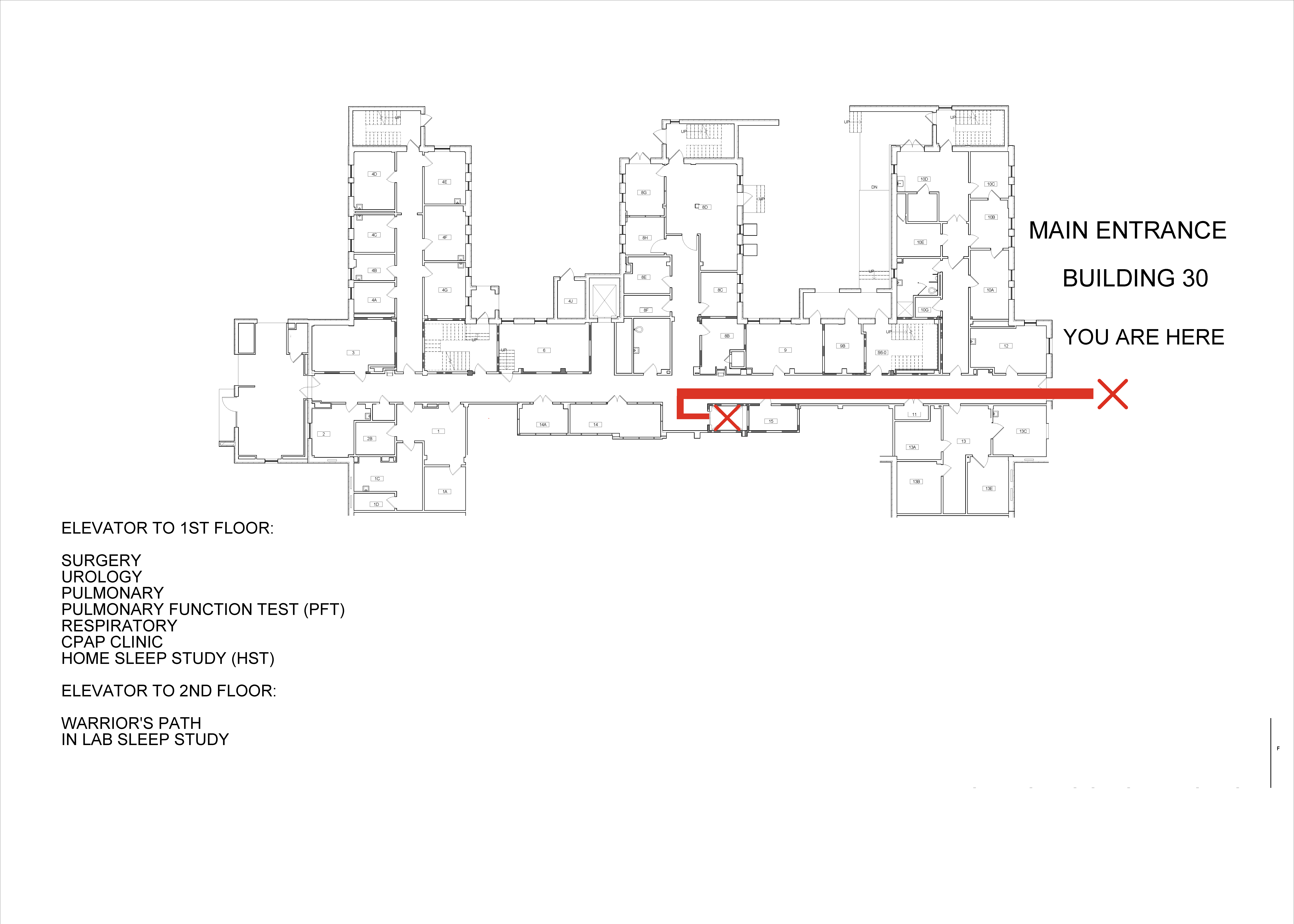 30 main entrance to elevator