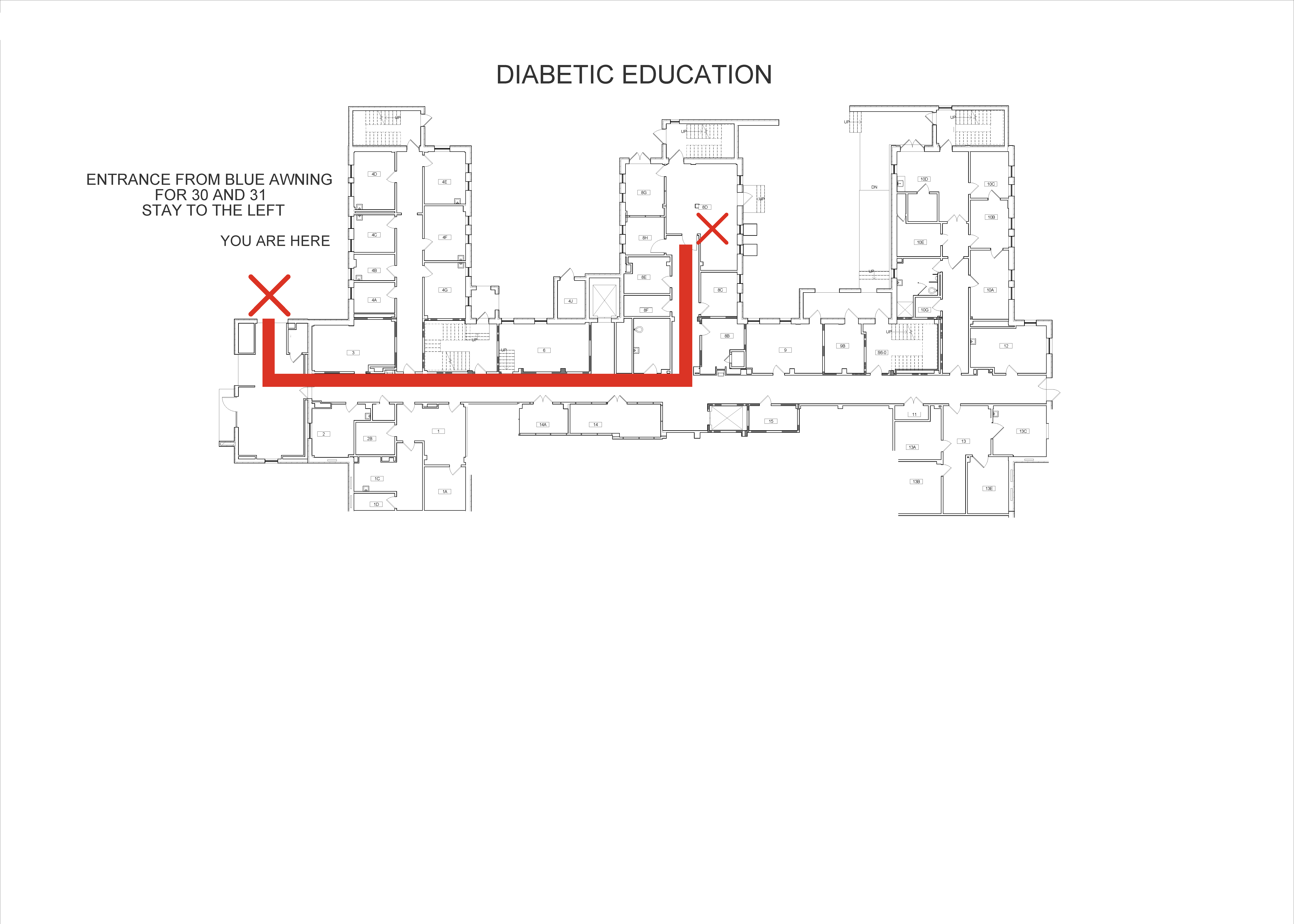 30 blue awning to diabetes education