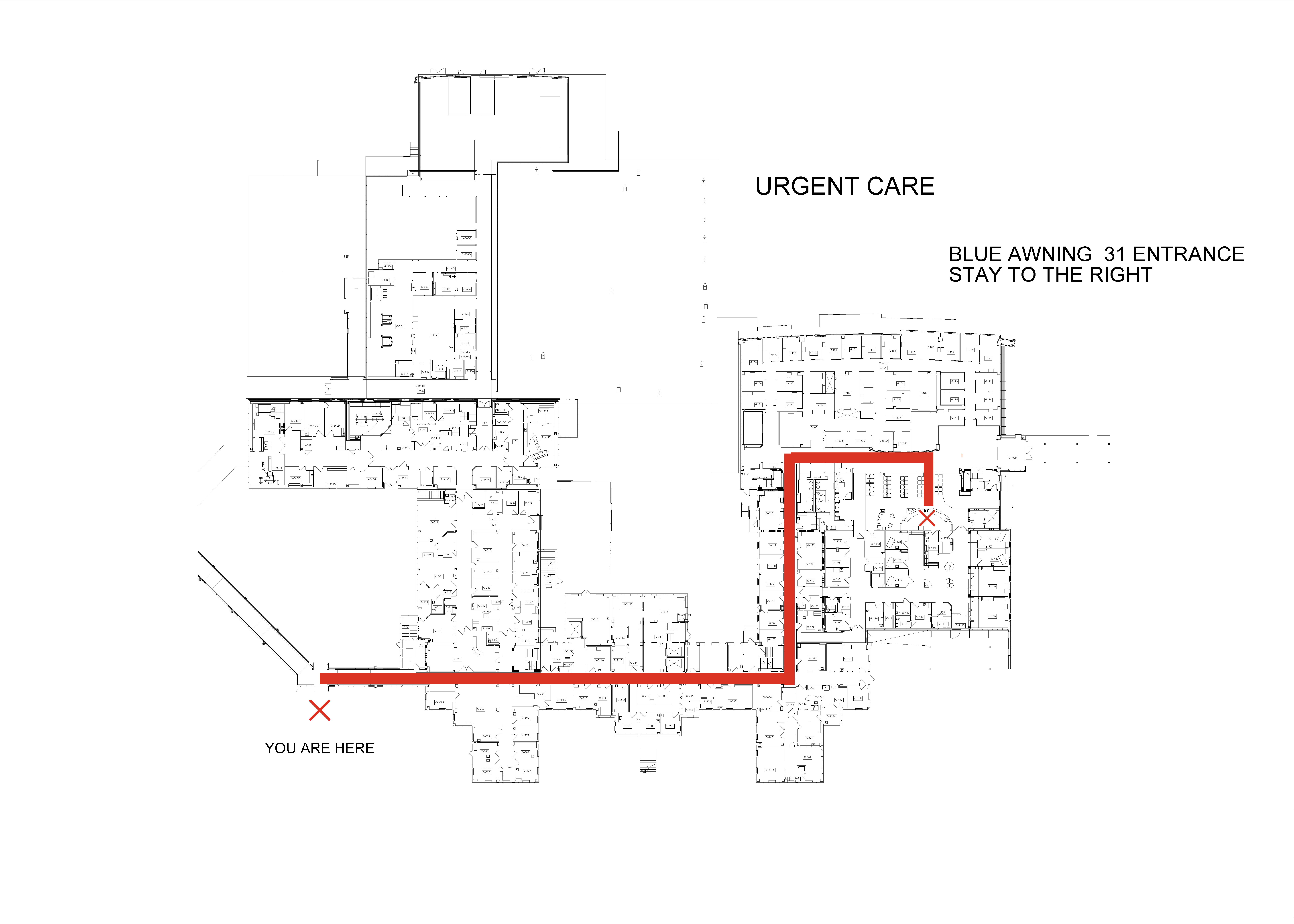 Blue Awning to Urgent Care