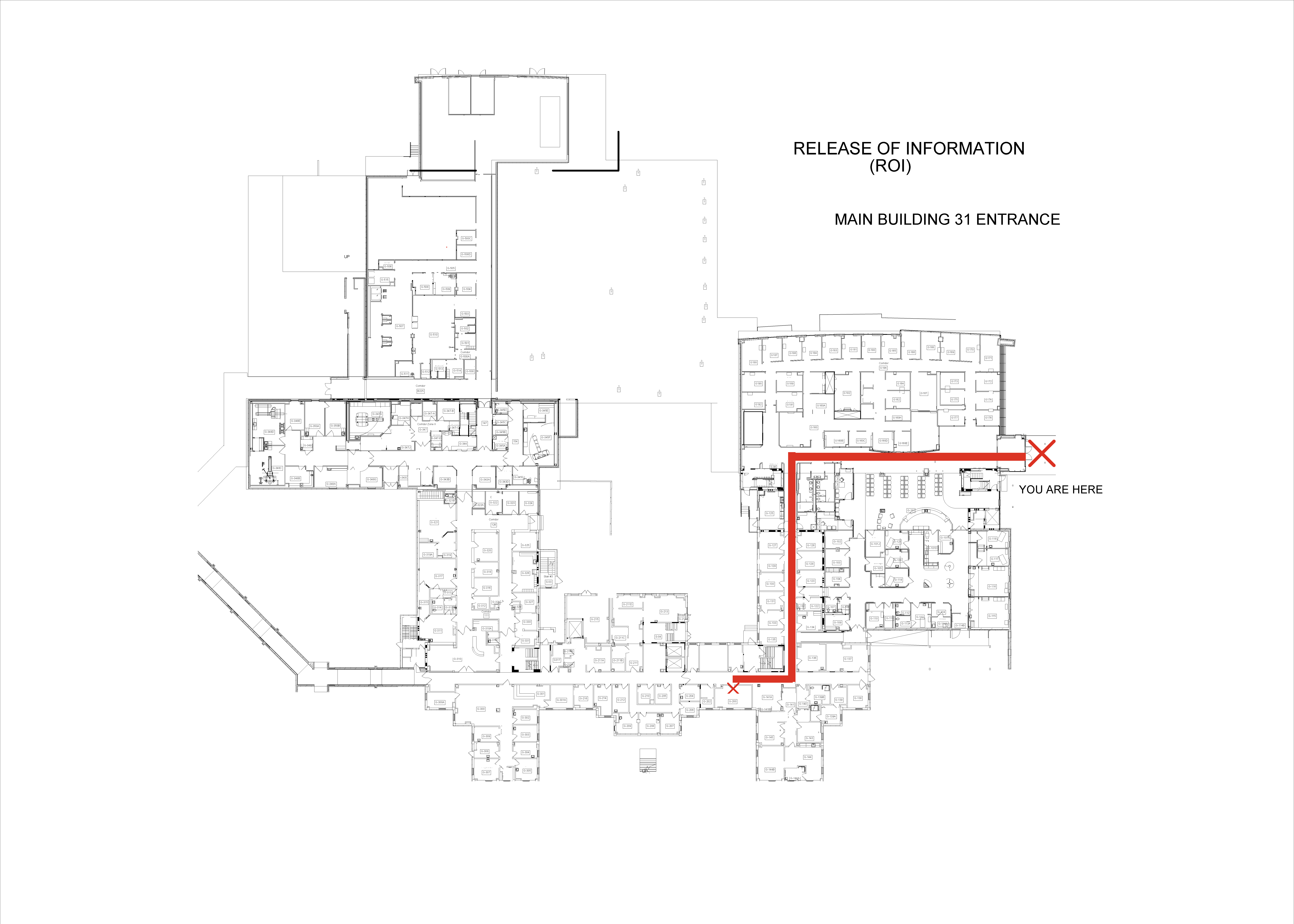 Main Entrance to ROI