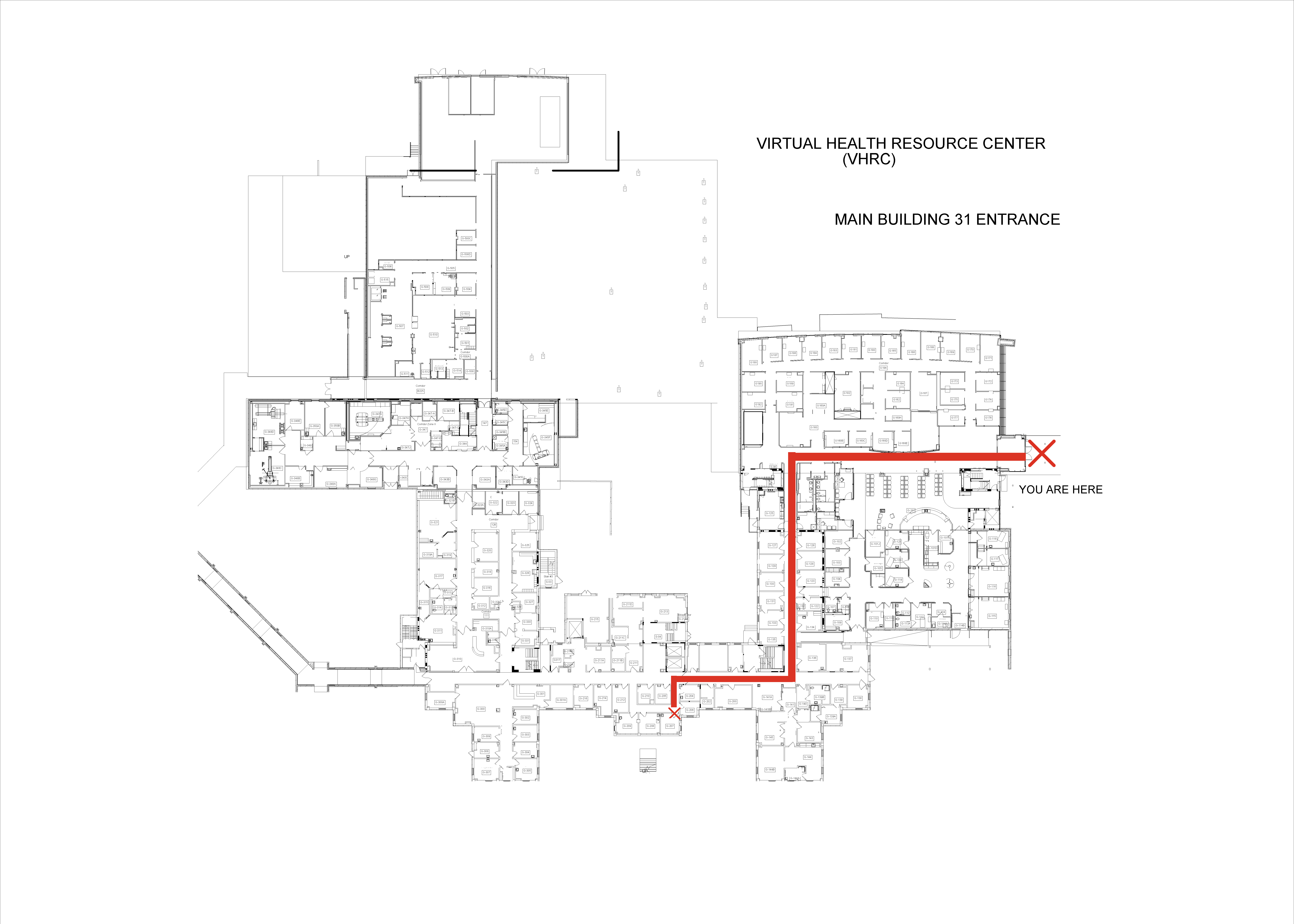 Main Entrance to VHRC