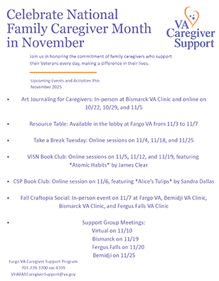 National Family Caregiver Month - November 2025
