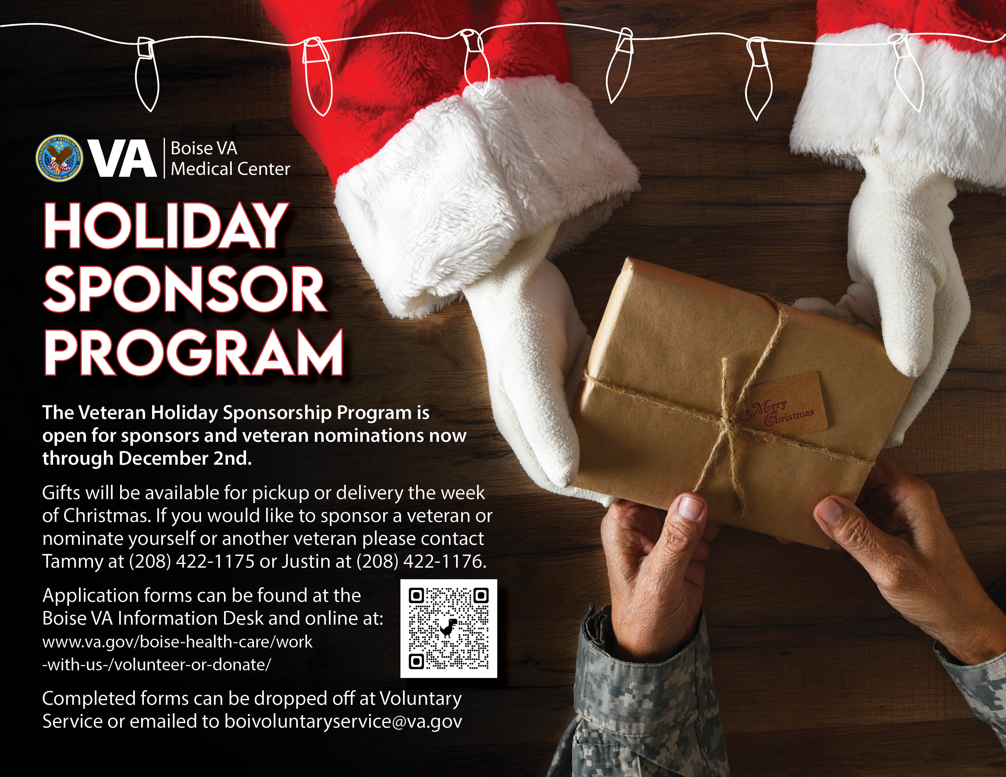 Holiday Sponsor Program Flyer