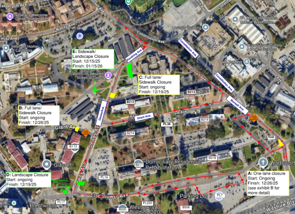 UPDATED WLA Construction Advisory – SFMP North Campus Closures (691-23-120) A