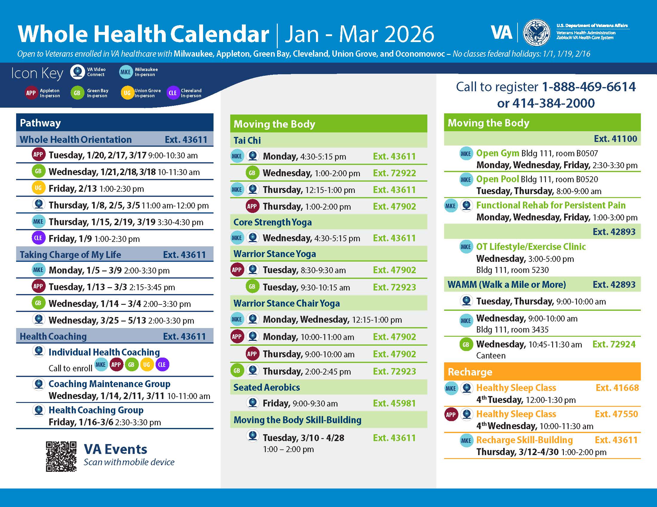 VHE 0811 Whole Health Calendar Jan-Mar 2026 Page 1