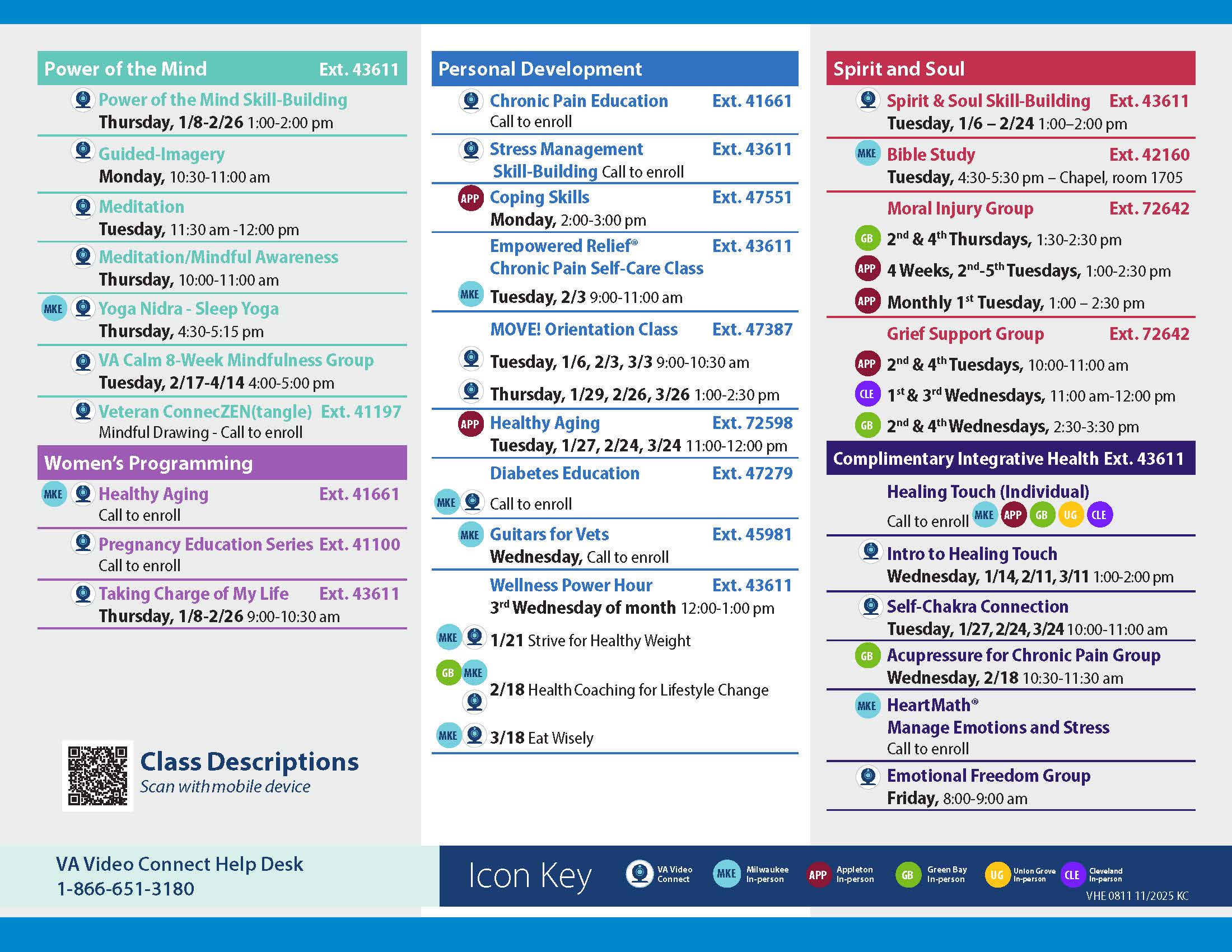 VHE 0811 Whole Health Calendar Jan-Mar 2026 Page 2