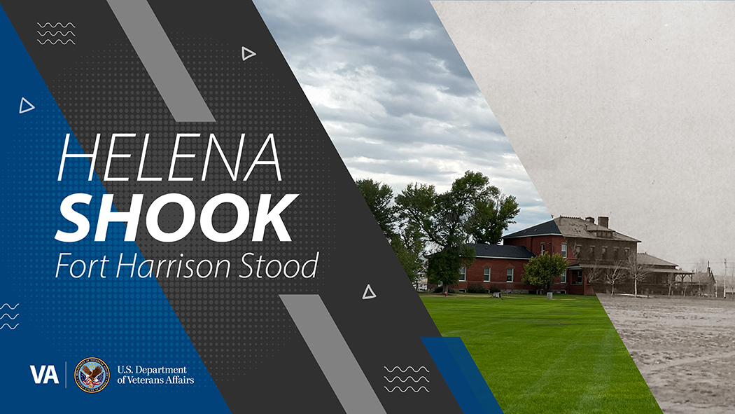 Helena shook. Fort Harrison stood. Composite showing historical and new building image side-by-side.