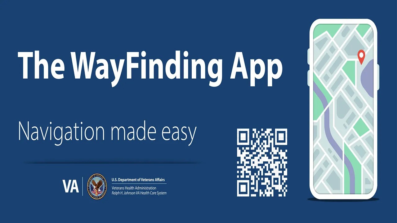 Graphic for The WayFinding App. Navigation made easy.