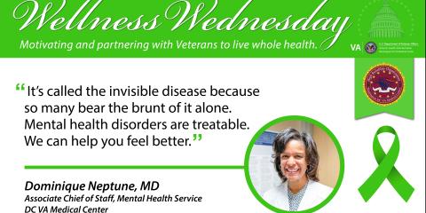 Wellness Wednesday Graphic for Washington DC VA Medical Center 