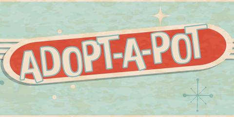 Adopt-a-pot banner