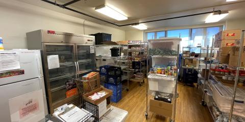 Veterans Food Pantry fully stocked with essentials