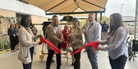 Stephen Dotts, Associate Director of Operations, Janice Cornett, Employee Whole Health Coordinator, and Brian Dyer, Assistant Director