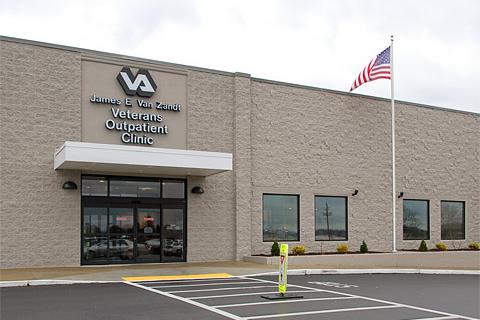 Exterior entrance of the DuBois clinic.