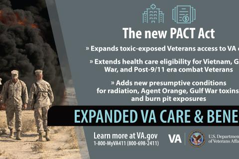 Soldiers, with details on new Pact Act