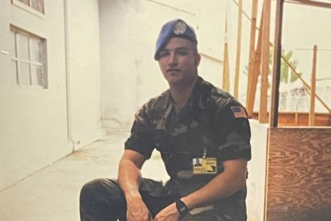 person in uniform