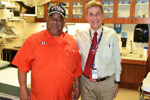 Veteran and VA doctor