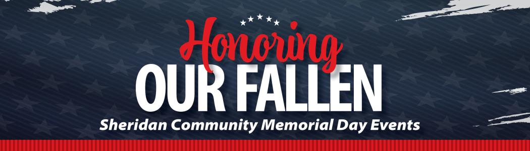 Sheridan Community Memorial Day weekend events graphic