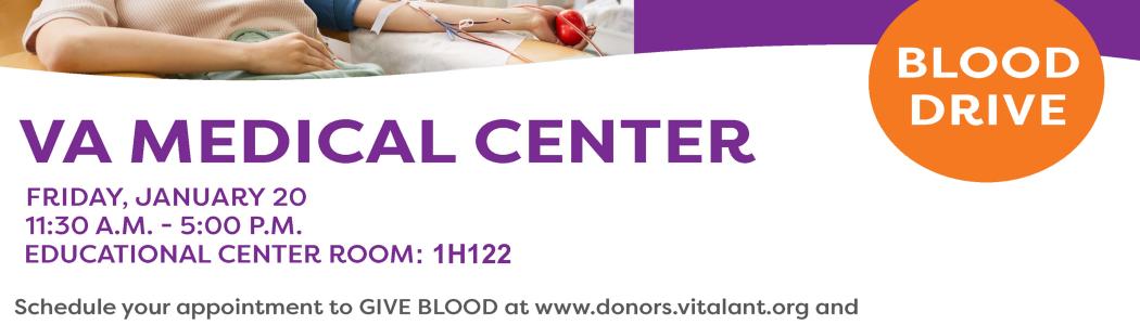 Blood Drive - Vitalant - Jan 20, 2023 advertisement