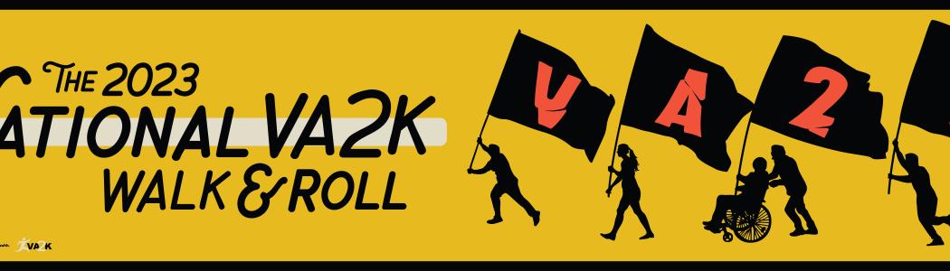 VA2K 2023 Walk and Roll banner